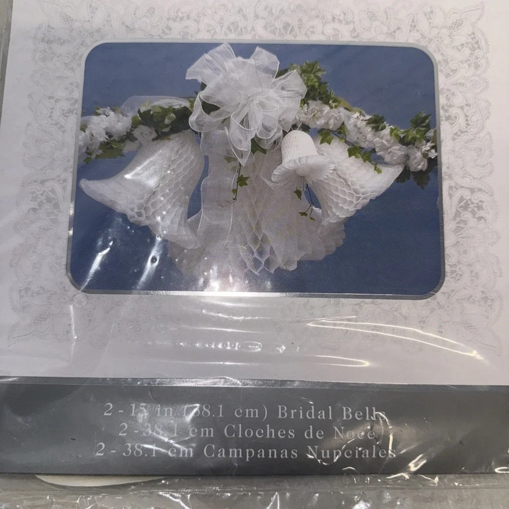 Modern Romance Paper Bridal Bell Cloche De Noce 2 Bells-2 Cloches